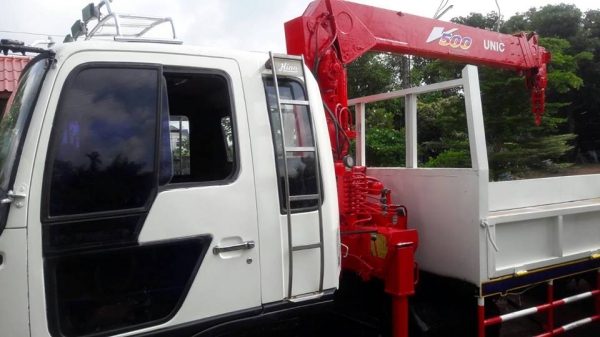 ขาย6ล้อเครน HINO 195เครน3.5ตัน4ปอก3ชัก ยาว7.20เมตร เอกสารทะเบียนครบ พร้อมวิ่งงาน