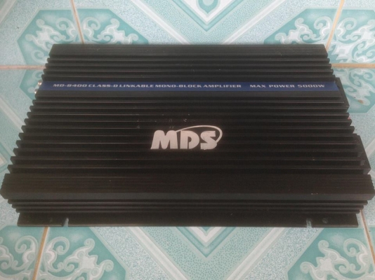แอมป์คลาสดี MDS MD8400 มือสองสภาพดีเดิมๆ #ไม่เคยแกะเปิดฝา ใช้งานปกติ ขับซับ10&quot;-12&quot;หล่อว้อยไม่เกิน2.5&quot;ได้ ขาย 2150 บาท สนใจ0892425454 อยู่สระบุรีส่งได้