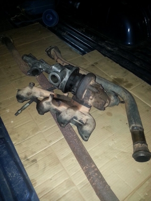 ขายด่วนชุดturbo ครบชุด เครื่อง4d56 สภาพดี ใบสวยแกนแน่น