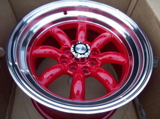 แม็กใหม่ กล้วยขอบ 15 กว้าง 9 ออฟ 15 ใส่รถ 4 รู 100 และ 114