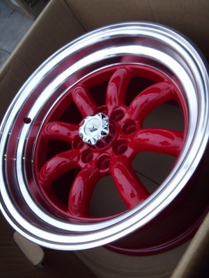 แม็กใหม่ กล้วยขอบ 15 กว้าง 9 ออฟ 15 ใส่รถ 4 รู 100 และ 114