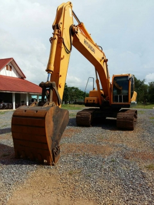 ขายรถแบคโฮ HYUNDAI 220 เอกสารเล่มทะเบียน ไมล์ 4000 ชม.ราคา 1650000