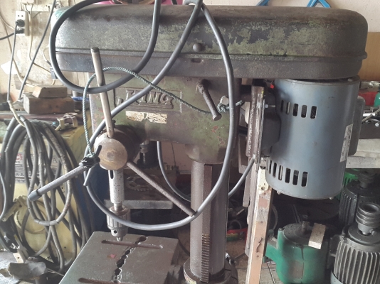 แท่นเจาะ คิง KSD 34 M สูง 1.10 ม. ไฟบ้าน 1/2 แรง อุปกรณ์พร้อมใช้งาน 6,500