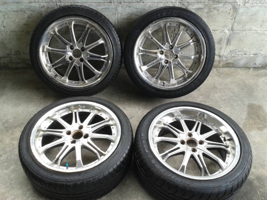 ขอบ17นิ้ว4รู100 พร้อมยาง สวยๆ 4 ล้อ ราคา 5700 บาท