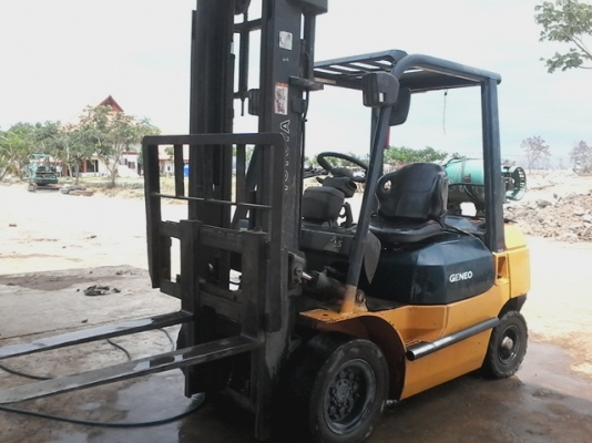 ขายรถยกขนาด 2.5 ตัน ยี่ห้อ TOYOTA รุ่น 7 เครื่องยนต์ เบนซิน ราคา 170,000 บาท