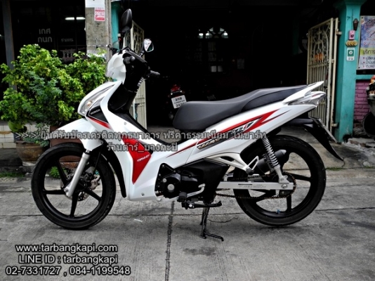 ใหม่ HONDA WAVE 125I ล้อแม็ก รุ่น TOP สีขาว สตาร์ทมือ  ราคา 37,900  เท่านั้น