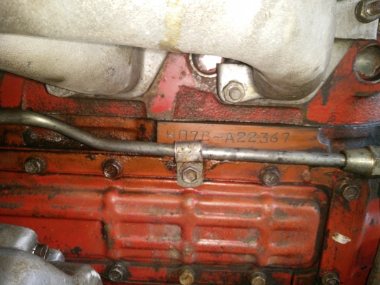 ขายเครื่อง hino ho7c สวยๆปั้มเช็คใหม่ พร้อมเกียร์ 7 เกียร์