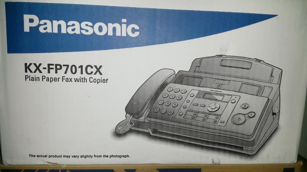 ขายขาดทุน เครื่องโทรสาร PANASONIC รุ่น KX-FP701 ของใหม่แกะกล่อง ยังไม่เคยใช้