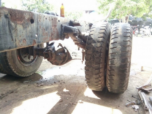 ขายคานหน้า เพลาหลังพร้อมเต้าเเหนบทั้งชุด กะทะล้อหร้อมยาง มิซูบิชิ FK11 ขายคานหน้า เพลาหลังพร้อมเต้าเเหนบทั้งชุด กะทะล้อหร้อมยาง มิซูบิชิ FK11