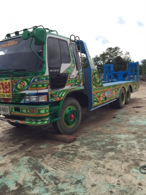 ขายเทรนเลอร์ลากรถเกี่ยวข้าว ฮีโน่ ไฮเทค 195 แรงม้า 2เพลา เครื่องHO7Dสภาพสวยพร้อมใช้งาน มีเล่มทะเบียนพร้อมโอน