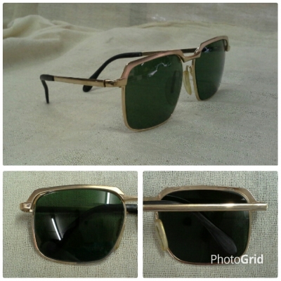 แว่นตาเยอรมันโกลด์ฟิลด์ทศวรรษที่ &#039;60s Vintage MARWITZ OPTIMA handmade in Germany