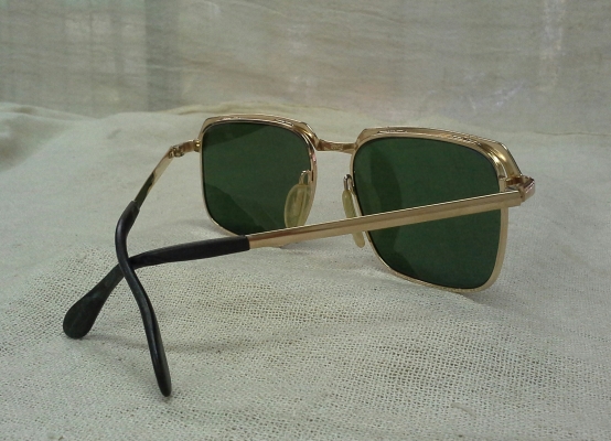แว่นตาเยอรมันโกลด์ฟิลด์ทศวรรษที่ &#039;60s Vintage MARWITZ OPTIMA handmade in Germany