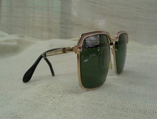 แว่นตาเยอรมันโกลด์ฟิลด์ทศวรรษที่ &#039;60s Vintage MARWITZ OPTIMA handmade in Germany