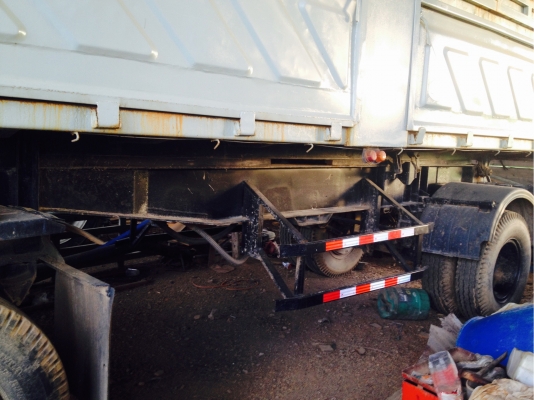 หางพ่วงดั้มสามมิตรลอนเฉียง2เพลา รถบ้านงานน้อย