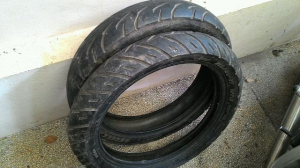 ขายยางขอบ110/17คู่ละ800