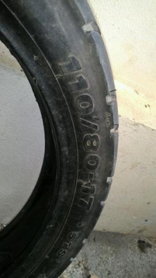 ขายยางขอบ110/17คู่ละ800