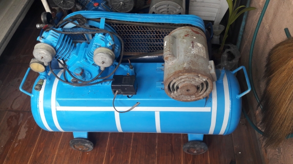 ปั้มลมฮีโร่85ลิตรมอเตอร์1แรงมิตชู