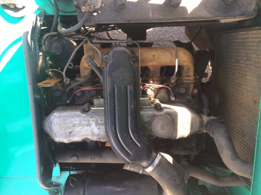 รถโฟล์คลิฟท์ mitsubishi รุ่นFD20-18 ดีเซล 2ตัน เสาสูง 3 เมตร ยางตัน สภาพสวยพร้อมใช้งาน(เก่านอก)