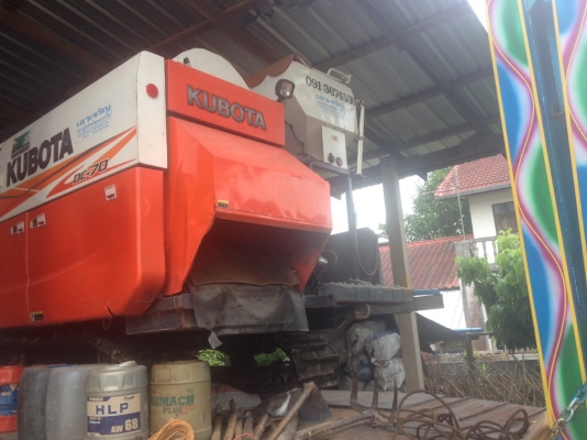 รถเกี่ยวข้าวคูโบต้า DC 70 ปี 56 พร้อมเทลเลอร์ แบ่งจ่าย 2 งวด งวด 380,000 จ่ายอีกครั้ง 100,000 นาปีเสร็จ รถเกี่ยวข้าวคูโบต้า DC 70 ปี 56 พร้อมเทลเลอร์ แบ่งจ่าย 2 งวด งวด 380,000 จ่ายอีกครั้ง 100,000 นาปีเสร็จ