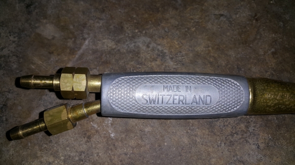 หัวเชื่อมแก๊ส gloor made in switzerland