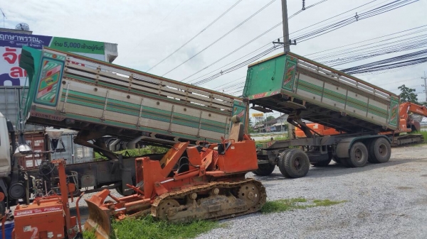 ขายรถพ่วงดัมพ์ ISUZU เครื่อง 270 แรง ยูโร2 แม่ปี 46 ลูกปี 53 กระบัดัมพ์มิเนียม ลูก 3 เพลายัด