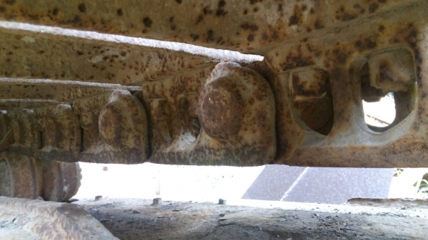 ขายโซ่พร้อมแผ่นรถแทรกเตอร์ CAT-D-4 ตีนเป็ดแผ่นแท้ โซ่เบอร์โก้ สภาพสวยมาก