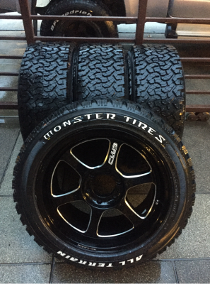 ล้อ Lenso รุ่นใหม่ล่าสุด ขอบ20 พร้อมยาง Monster 265 50 20 ปลายปี16 ใช้มาแค่ 1อาทิตย์ ราคาไม่แพง ล้อ Lenso รุ่นใหม่ล่าสุด ขอบ20 พร้อมยาง Monster 265 50 20 ปลายปี16 ใช้มาแค่ 1อาทิตย์ ราคาไม่แพง