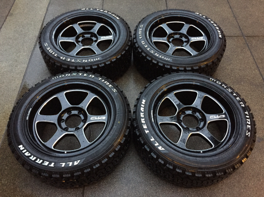 ล้อ Lenso รุ่นใหม่ล่าสุด ขอบ20 พร้อมยาง Monster 265 50 20 ปลายปี16 ใช้มาแค่ 1อาทิตย์ ราคาไม่แพง