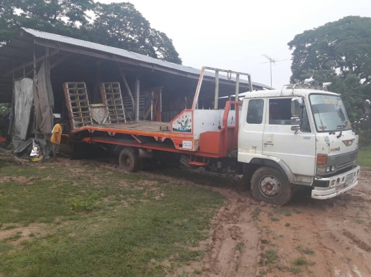 ขาย72,000 กระบะเทรนเลอร์ บรรทุกรถเกี่ยว&amp;แบคโคร ต่อใหม่ พร้อมบรรไดไฮโดรลิค ใส่10ล้อ ก.2.50ม.ยาว6.80ม.