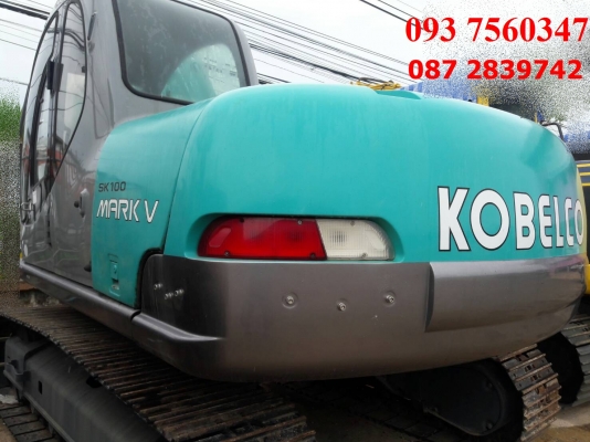 ขายรถแบคโฮ KOBELCO SK 100 MARK 5 ขายรถแบคโฮ KOBELCO SK 100 MARK 5