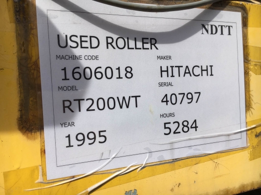 Dynapac RT200WT : รถบด 7 ล้อยาง นำเข้าจากญี่ปุ่น โทร. 080-6565422 (หนิง)