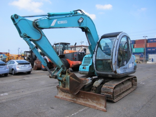 Kobelco SK60-3 มาร์คไฟว์ซุปเปอร์ เก่าญี่ปุ่นรถสวย มีใบมีดดัน