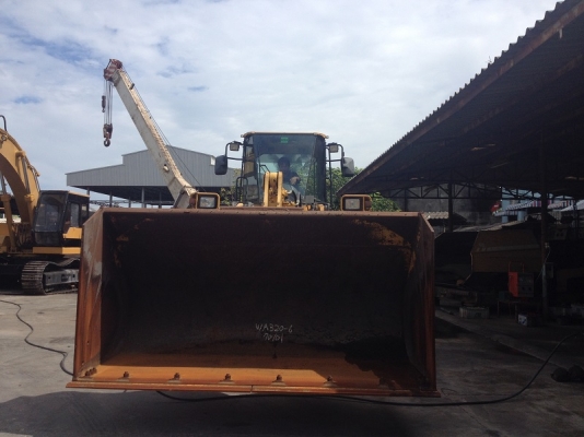 รถตักล้อยาง Komatsu WA320-6 รถเก่านอก สภาพเดิม เพิ่งเหยียบถึงไทย สภาพดีพร้อมใช้งาน