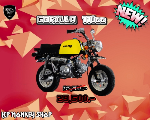 โปรโมชั่นใหม่ที่แสนจะพิเศษ ลดราคาพิเศษ มังกี้ กอลิล่า เดิม!!+สีสันโดนใจ จัดโปรลดพิเศษ ราคาเริ่มที่..