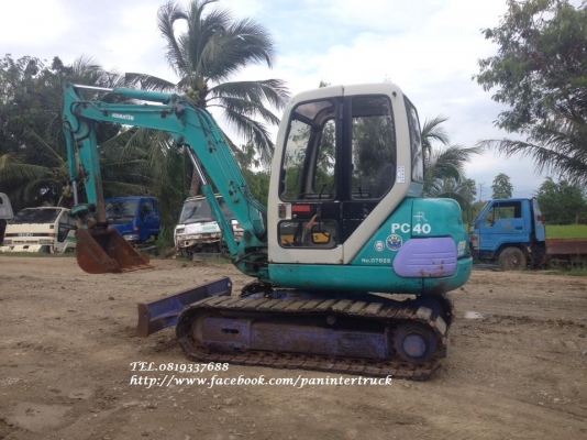 FROM JAPAN รถขุดKOMATSU PC40-7E (เครื่องดำ)/คอนโทรลน้ำมัน/แทรคเหล็กก๊อปยาง/มีเก๋ง ราคาเพียง 530,000 บาท สนใจรีบติดต่อ 0819337688 FROM JAPAN รถขุดKOMATSU PC40-7E (เครื่องดำ)/คอนโทรลน้ำมัน/แทรคเหล็กก๊อปยาง/มีเก๋ง ราคาเพียง 530,000 บาท สนใจรีบติดต่อ 0819337688