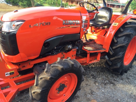 ขายรถไถคูโบต้า L4708 ใช้งาน 800 ชั่วโมง อุปกรณ์ครบ สนใจโทร 081-9136451 ค่ะ