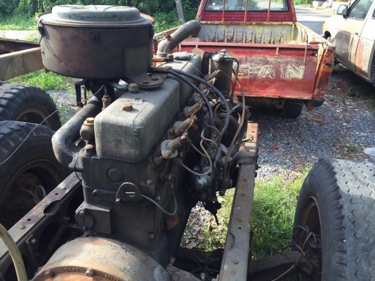 ขายเครื่องพร้อมคานรถทหาร เครื่อง120แรง มีล้อพร้อม เอาไปทำเครื่องวิดน้ำ ปั่นไฟได้เลยครับตามสภาพ ไม่มีไดร์สตาส์ครับ ทั้งชุด18500บาท