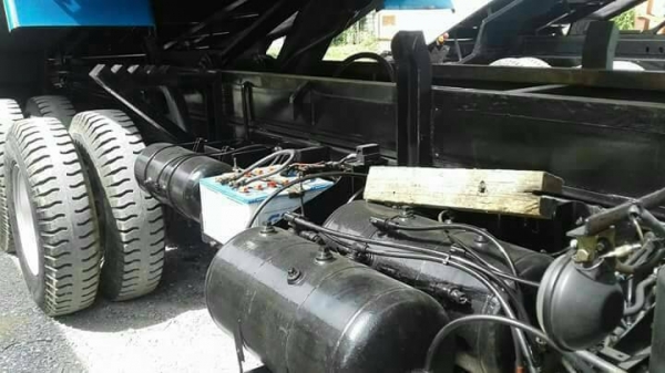 ขายรถพ่วงดัมพ์ ISUZU เครื่อง 300 แรง ปี 52 กระบะดัมพ์มิเนียม ลูก 3 เพลาแท้