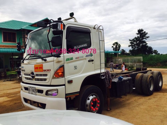ขายหัวแชสซีสิบล้อ HINO 500 เครื่อง 344 แรง ปลายปี 56 ไมล์แสนต้น แชสซีสวยพร้อมใช้งาน ขายหัวแชสซีสิบล้อ HINO 500 เครื่อง 344 แรง ปลายปี 56 ไมล์แสนต้น แชสซีสวยพร้อมใช้งาน