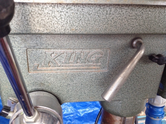 เครื่องสว่านแท่น KING 1/3 แรง สูง 1.027 ม. ไฟฟ้าบ้าน