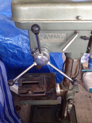 เครื่องสว่านแท่น KING 1/3 แรง สูง 1.027 ม. ไฟฟ้าบ้าน