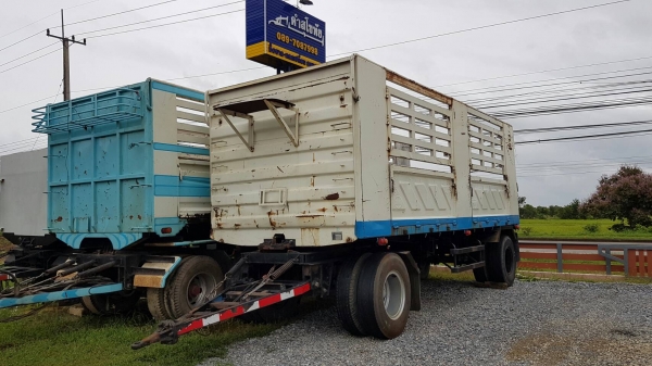 ขาย ลูกพ่วงสามมิตรสองเพลาไม่ดั้ม ยาว 6.50 เมตร ปี 54