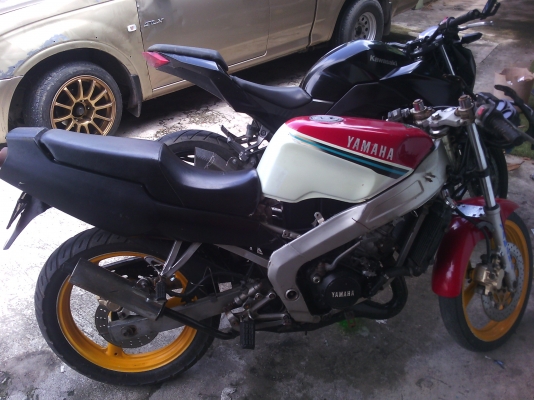 yamaha tzm150cc เครื่องดีคับขับทางไกลสบายมีเล่มเขียวคับภาษีขาดเกินคับ