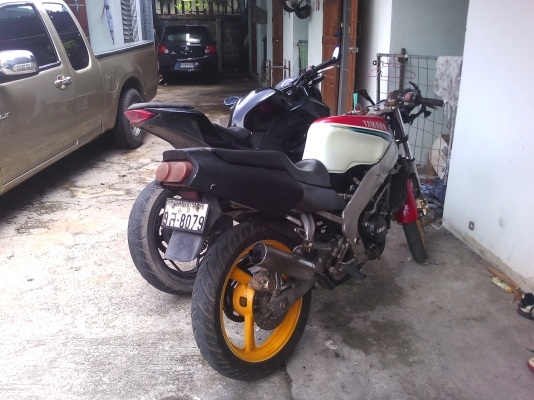 yamaha tzm150cc เครื่องดีคับขับทางไกลสบายมีเล่มเขียวคับภาษีขาดเกินคับ