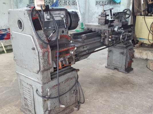 แท่นกลึง ต้าชิง 1000 บี 6 ฟุต 3 เพลา เกียร์บล็อก พร้อมใช้งาน สภาพสวยๆ ด่วนๆๆ 85,000 แท่นกลึง ต้าชิง 1000 บี 6 ฟุต 3 เพลา เกียร์บล็อก พร้อมใช้งาน สภาพสวยๆ ด่วนๆๆ 85,000