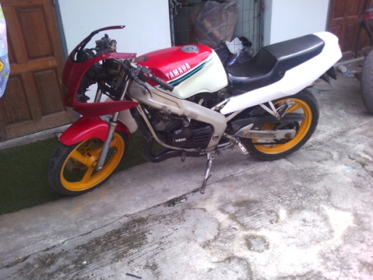 (ลดราคา.6900บาท.)yamaha tzm150cc เครื่องดีคับขับทางไกลสบายมีเล่มเขียวคับภาษีขาดเกินคับ