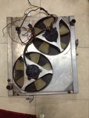 ขายหม้อน้ำอลูมิเนียม ช่องใหญ่ พร้อมพัดลม ไฟฟ้า