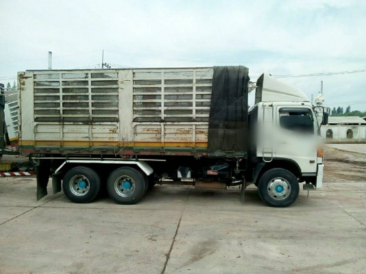 ขาย HINO 344 พ่วงแม่ลูกดั๊ม กระบะเหล็กคอกเกษตร รถปี 52 ปลายปี