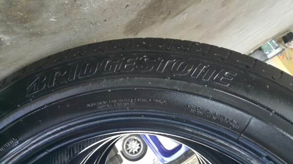 ยาง\%195/60-16 bridgestone ปี12