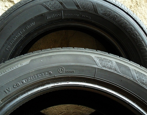 ยางขอบ15 บริดสโตน195-60-R15 ลงพื้นปลายปี15 (4เส้น3,500)นิ่มมากๆ